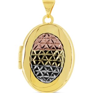 Oval Locket Pendant