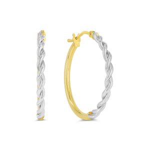 Twist Hoop Earrings