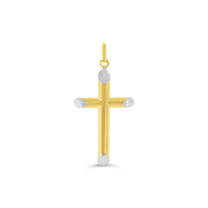 3-D Hollow Cross Pendant