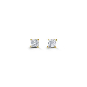 Square CZ Studs , 3MM