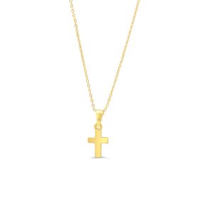 Cross Pendant, Cable Chain