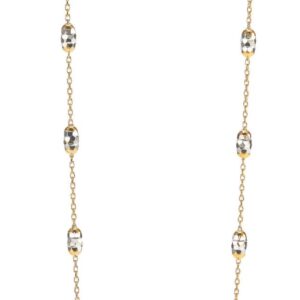 Fancy Diamond Cut Bead Necklace