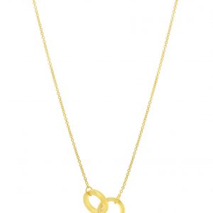 Interlocking Open Circles Necklace
