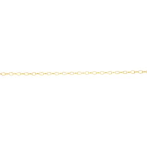 Rolo Bracelet with Dangling Engravable Disc