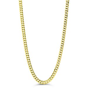 Concave Curb Chains, 4.2MM