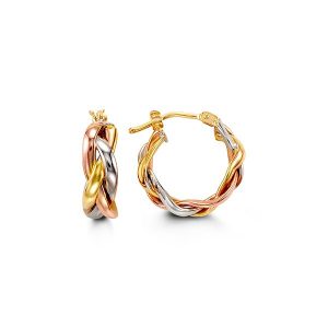Braided Hoop Earrings