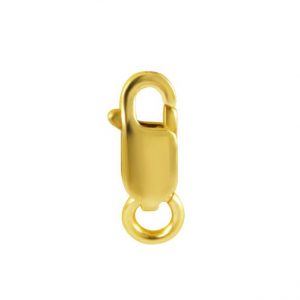 Lobster Clasp With Open Jump Ring, 8MM