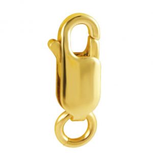 Lobster Clasp With Open Jump Ring, 11MM