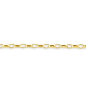 Rolo Bracelet with Dangling Engravable Heart