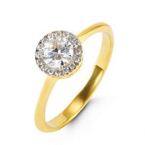 Halo Engagement Ring