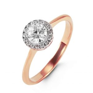Halo Engagement Ring
