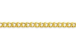 Hollow Curb Chain, 2.4MM