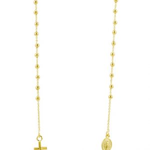 Sideways Rosary Necklace