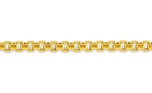Hollow Rounded Box Chain, 2.35MM