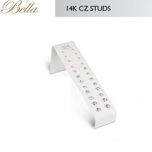 Round CZ Studs Collection