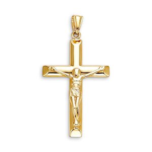 Hollow Crucifix Cross Pendant