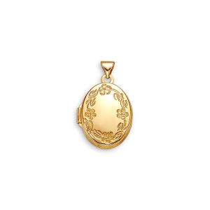 Oval Locket Pendant