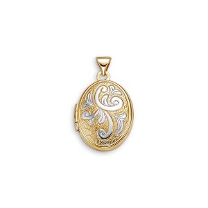 Oval Locket Pendant