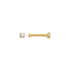 4-Claw CZ Nose Stud