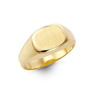 Matte Finish Signet Ring