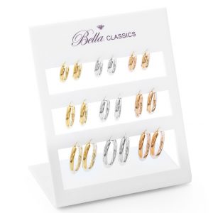 4MM-Tube Hoop Earrings Collection