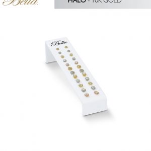 Halo CZ Stud Earrings Collection