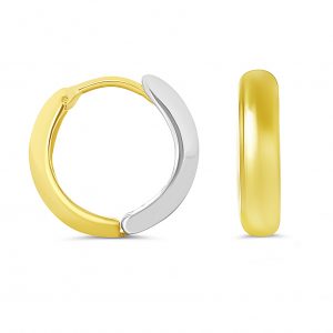 Polished Reversible Huggie Earrings