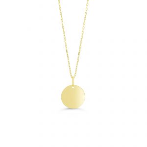 14.5MM Engravable Disc, Cable Chain