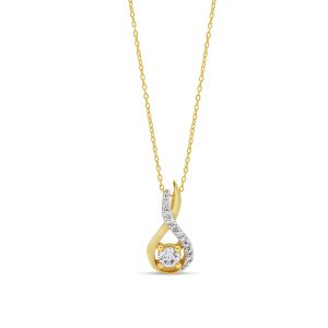 Top Open Figure 8 Pendant, Cable Chain