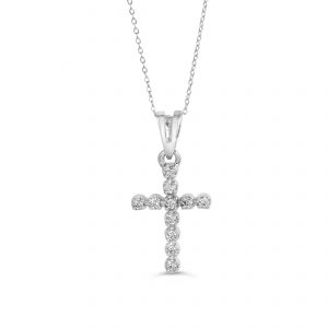 4-Claw Cross Pendant, Cable Chain