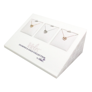 TRIOS 10K DIAMOND LOVE PENDANTS COLLECTION