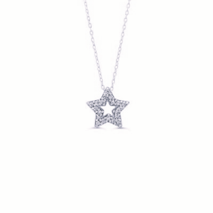 Star Pendant, Cable Chain