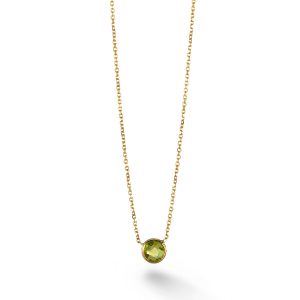 Single-Stone Stackable Necklace