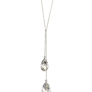 Double-Drop Y Necklace