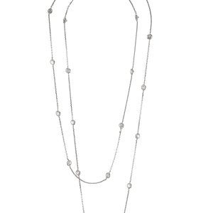 Multi-Stone Long Necklace