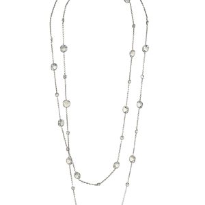 Multi-Stone Long Necklace