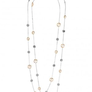 Multi-Stone Long Necklace