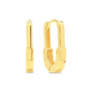 Rectangular Huggie Earrings