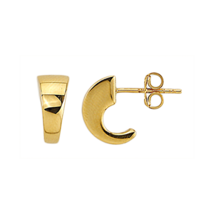Demi Hoop Stud Earrings