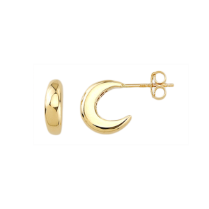 Crescent Stud Earrings