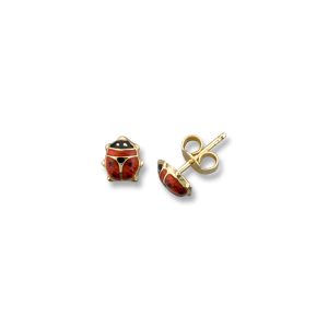 Lady Bugs Stud Earrings