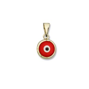 Evil Eye Pendant with Red