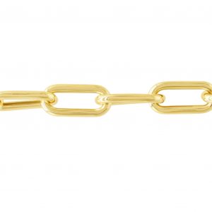 Round Paperclip Bracelet , 8MM