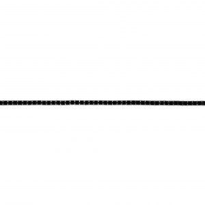 Tennis Bracelet, Black Spinel