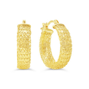 Mesh Hoop Earrings