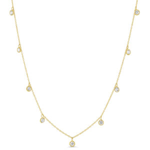 Lab By Yard Floating Station Necklace, 1.50ct