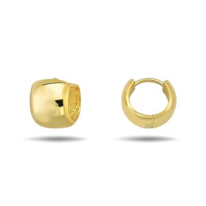 Chunky Huggie Earrings, Small