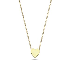 Flat Heart Necklace