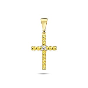 Twisted Cross Necklace