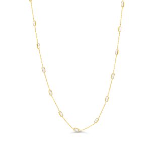 Multi CZ Station Necklace
